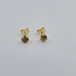 Oregon Sunstone 5mm Schiller Stud...