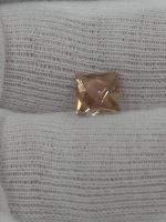 2.1ct Oregon Sunstone – Orangish Red with Green Edges and Golden Schiller, 7.5mm squre cut, USA Mined & Cut - Image 8