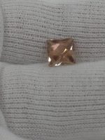 2.1ct Oregon Sunstone – Orangish Red with Green Edges and Golden Schiller, 7.5mm squre cut, USA Mined & Cut - Image 7