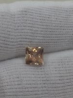 2.1ct Oregon Sunstone – Orangish Red with Green Edges and Golden Schiller, 7.5mm squre cut, USA Mined & Cut - Image 11