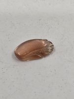 Carved 5ct Oregon Sunstone with Floral Pattern & Copper Shiller – 16.3x8.9mm - Image 5