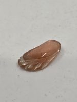 Carved 5ct Oregon Sunstone with Floral Pattern & Copper Shiller – 16.3x8.9mm - Image 6
