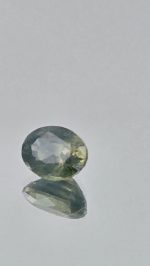 2.4ct Oval Yellow/Green/Blue Parti Sapphire – Rare Tricolor Gemstone, Step-Cut, 8.5x6.6mm – Madagascar Origin - Image 5