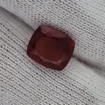 2.65ct AAAA Red Oregon Sunstone – Cushion Cut Loose Gemstone