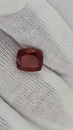 2.65ct AAAA Red Oregon Sunstone – Cushion Cut Loose Gemstone - Image 4