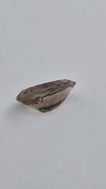 3.25ct Pear Shape Concave Cut Oregon Sunstone – Deep Pink, Green & Gold - Image 8