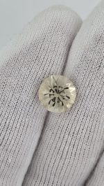 4.36ct “Lucky Sunflower” Cut Oregon Sunstone – Champagne Yellow, 100% U.S. Sourced - Image 2