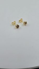 Oregon Sunstone 5mm Schiller Stud Earrings – Gold-Plated Sterling Prong Settings – Limited Release - Image 9