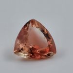 2.35ct Trillion Cut Red Oregon Sunstone with Copper Schiller – 9.25mm Natural Gemstone