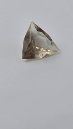 4.61ct Oregon Sunstone – Custom Trillion Cut | Green, Gold & Pink with Spectacular Schiller | 13mm - Image 5