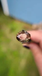 Mystique Oregon Sunstone 12.5x9.8mm – Heavy Copper Schiller, Hand-Mined, Untreated Gemstone - Image 5