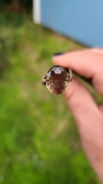 Mystique Oregon Sunstone 12.5x9.8mm – Heavy Copper Schiller, Hand-Mined, Untreated Gemstone - Image 3