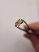 1.33ct Oregon Sunstone – Emerald Cut Peachy Pink with Copper Schiller - Image 2