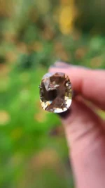 All Natural 5.4ct Oregon Sunstone Cushion Cut – Champagne, Pink & Teal Flashes – 13x10.5mm - Image 3