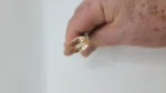 4.45ct Elongated Oval Oregon Sunstone – Peach with Sparkling Schiller - Image 4