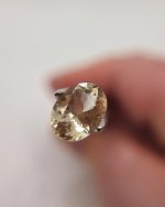 1.86ct Oregon Sunstone – Golden Champagne with Pink Highlights | 9.8×7.4mm - Image 2