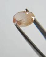 2.7ct Peach Oregon Sunstone Oval with Rich Copper Schiller – 11.2x8.5mm Hand-Mined Natural Gemstone - Image 2