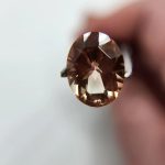 3.53ct Peach pink Oregon Sunstone "padparadsha" - Image 4