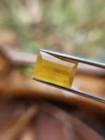 5.84ct Oregon Fire Opal flatback "lens cut" - Image 2