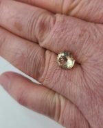 2.66ct Oregon Sunstone – Large 9.2mm Round with Gold & Pink Highlights - Image 5