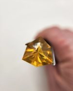 7.51ct Oregon Fire Opal shield - Image 5