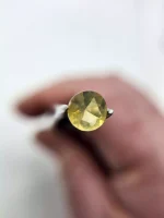 Luscious Oregon Fire Opal 7mm round .94ct - Image 6