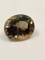 3.48ct Green/ pink bicolor Oregon Sunstone - Image 3