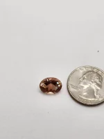 3.53ct Peach pink Oregon Sunstone "padparadsha" - Image 11