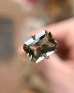 5.46ct Emerald Cut Champagne Oregon Sunstone – 13.2x9.8mm Large Natural Golden Gemstone - Image 3