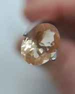 2.7ct Peach Oregon Sunstone Oval with Rich Copper Schiller – 11.2x8.5mm Hand-Mined Natural Gemstone - Image 5