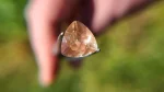 Exceptional 3.61ct Oregon Sunstone Trillion – 11mm with AAA Copper Schiller - Image 3