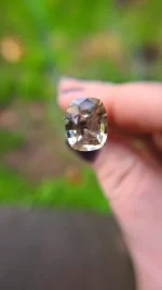 All Natural 5.4ct Oregon Sunstone Cushion Cut – Champagne, Pink & Teal Flashes – 13x10.5mm - Image 6