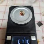 Portuguese cut bi-color 6.7ct Oregon Sunstone - Image 6