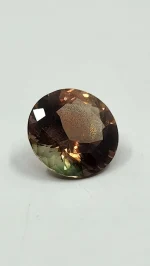 Bi-color Oregon Sunstone dark peach and green 9.8ct - Image 4
