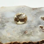 4.7ct Oval Oregon Sunstone – Champagne with Copper Schiller & Greenish Gold Bi-Color - Image 2