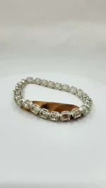 Champagne Oregon Sunstone tennis bracelet - Image 8