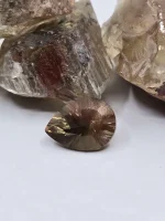 Amazing AAA bicolor 2.3ct Oregon Sunstone pear - Image 4