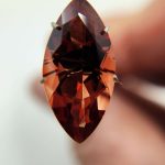 Incredible 6.46ct AAA red Oregon Sunstone marquise