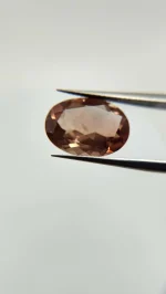 5.2ct Oregon Sunstone 14x10mm AA bicolor oval - Image 3