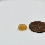 1.12ct Milky and yellow streaked Oregon Fire Opal - Image 7