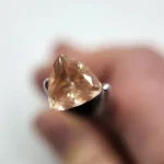 2.08ct pink Oregon Sunstone with copper schiller