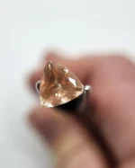 2.08ct pink Oregon Sunstone with copper schiller