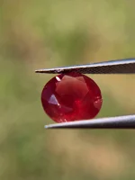 Deep burgundy red Oregon Sunstone 2.47ct - Image 5