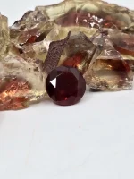 Deep burgundy red Oregon Sunstone 2.47ct - Image 6