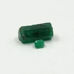 Vivid green Swat Valley Pakistan emerald .39ct - Image 5