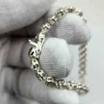 Champagne Oregon Sunstone Tennis Bracelet – 7" Sterling Silver with Rhodium Finish, 30 Natural 5mm Stones - Image 6