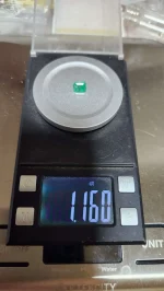 Amazing 1.16ct Swat Pakistan Emerald with natural inclusions - Image 2