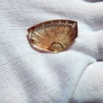 18.4ct Oregon Sunstone “Rising Sun” Carving by Spectrum Award Winner Darryl Alexander (26×19×4 mm)