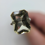 5.46ct Emerald Cut Champagne Oregon Sunstone – 13.2x9.8mm Large Natural Golden Gemstone