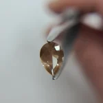 1.06ct Peach Colored Oregon Sunstone Pear